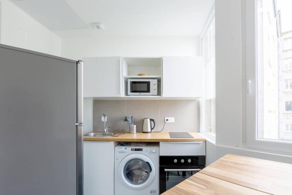 La Chambre Liberte 2, Sdb Privative Et Tv, Cuisine Salon Partages, Confort Et Hypercentre Brest Bagian luar foto